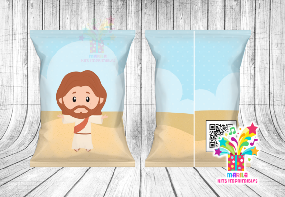 CHIP BAG JESUS CHRISTIAN DESIGN 3: Creative Faith-Based Printables for Events, Outreach, and Everyday Ministry