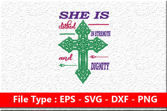 Christian Jesus Design: Strength & Dignity