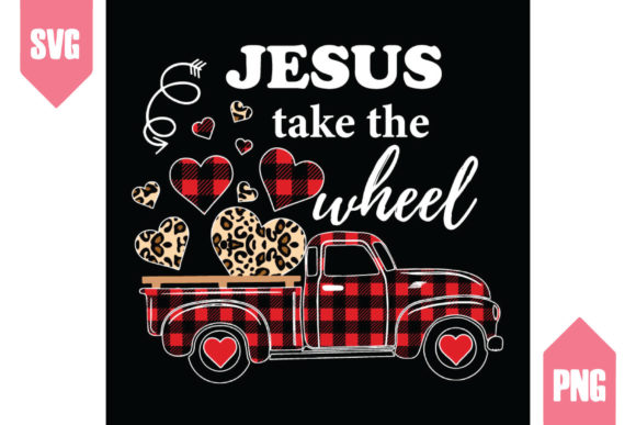 Jesus Take the Wheel SVG Christmas PNG for Creative Projects
