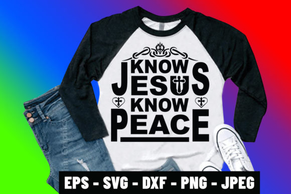 Know Jesus Know Peace Bible Verse Design: A Faith-Filled Approach to Visual Inspiration