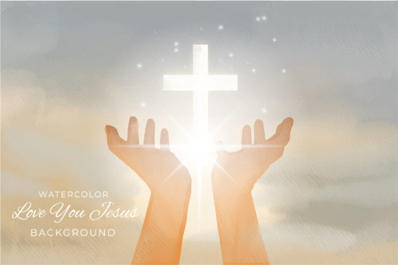 Love Jesus-Cross-Crucifix Watercolor: A Spiritual Art Form