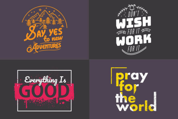 The Art of Expression: Mastering Typography Bundle T-Shirts Design for Statement Apparel