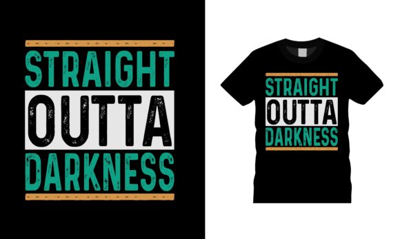 The Rise and Meaning of the Straight Outta Darkness T-Shirt Design