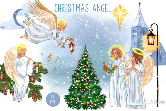 The Strategic Value of Christmas Angel Clipart, Christian in Modern Visual Communication