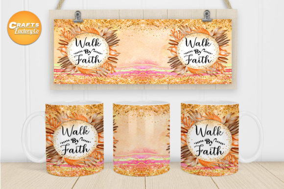 Walk by Faith Christian Mug for Daily Inspiration
